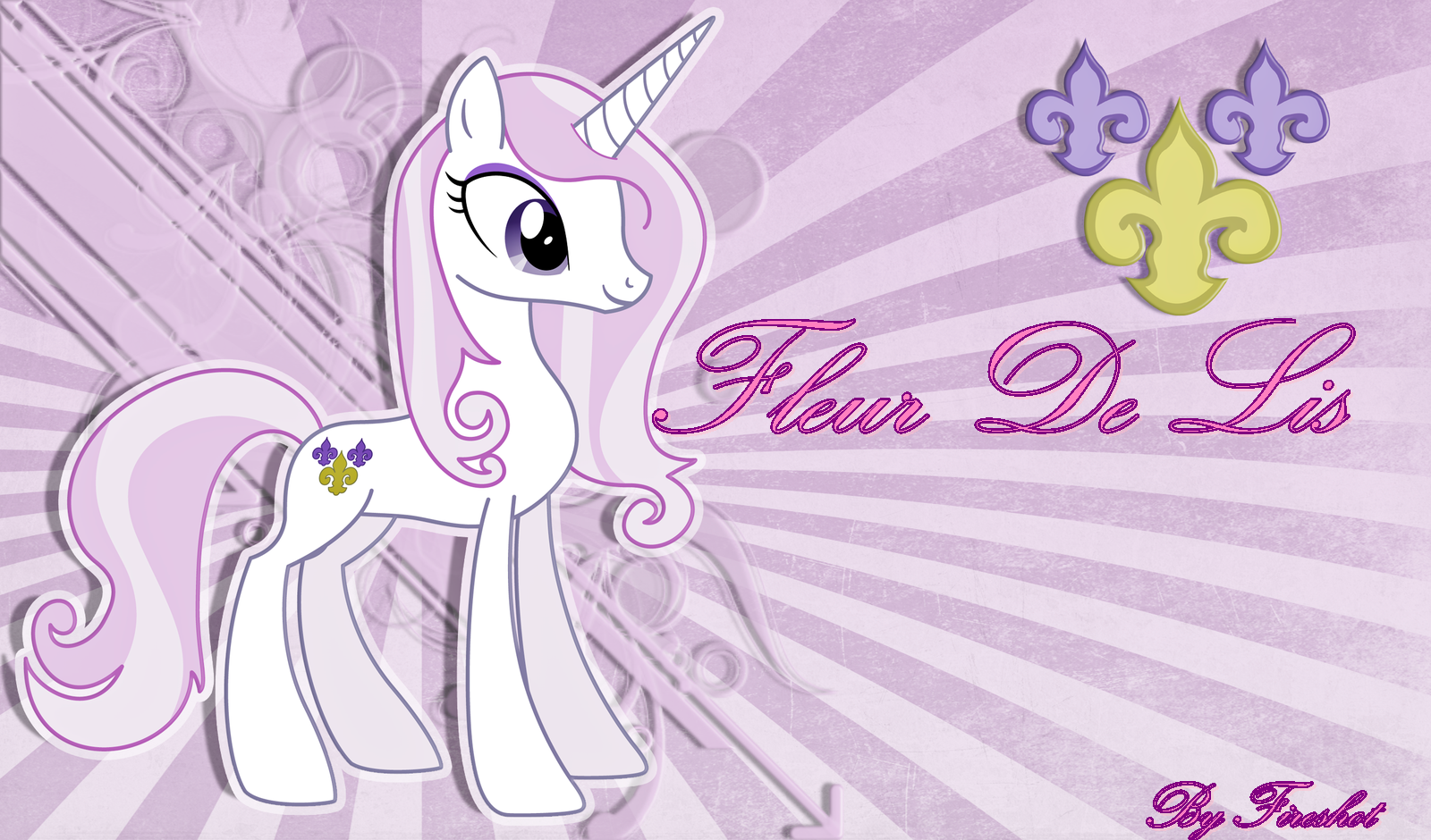 Imagen - Fleur De Lis Wallpaper by fireshot.png | My Little Pony: La