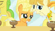 Filly Applejack smiling S1E23