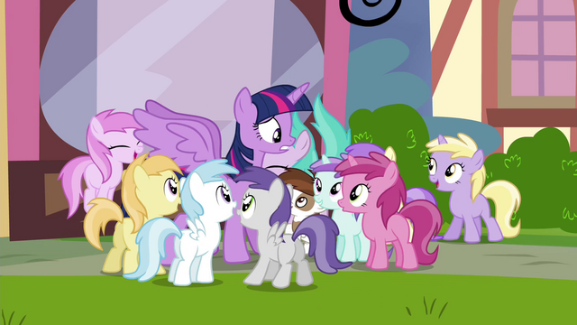 Image - Foals surrounding Twilight S4E15.png | My Little Pony ...