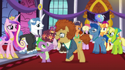 Spike presented with a bouquet of flowers S5E10