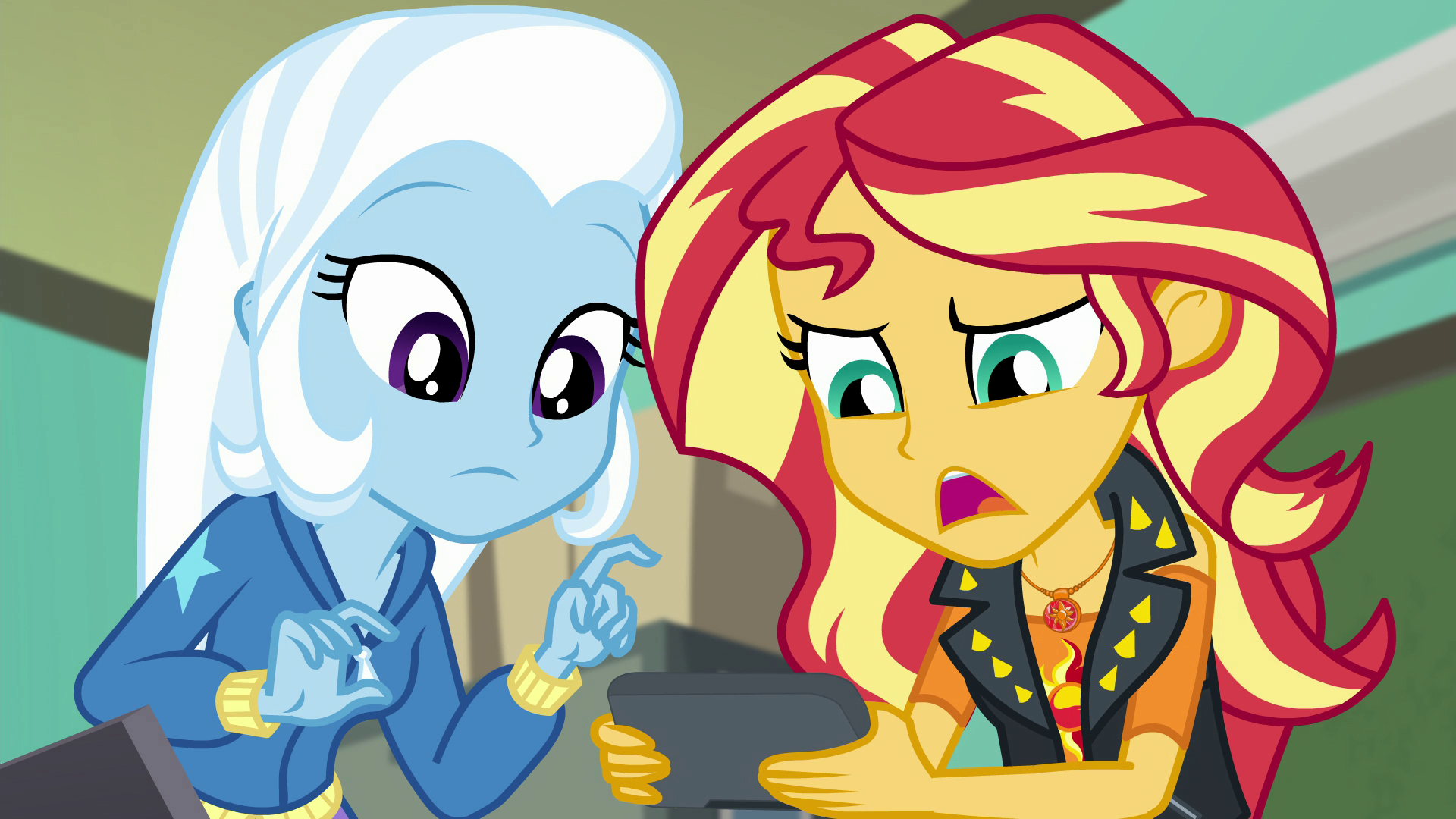 Image Sunset Shimmer identifies Wallflower Blush EGFF Image Sunset Shimmer identifies Wallflower Blush EGFF