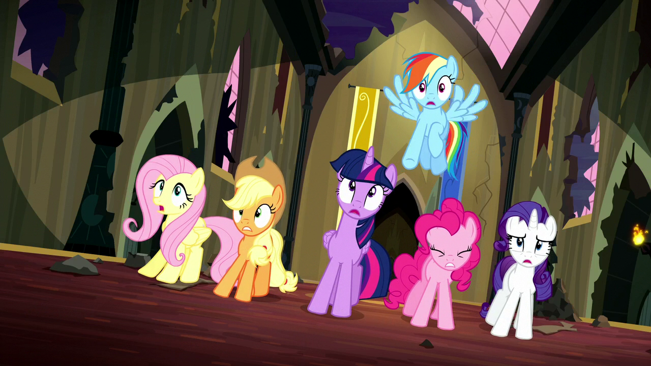 Image - Mane Six shocked S5E13.png  My Little Pony 