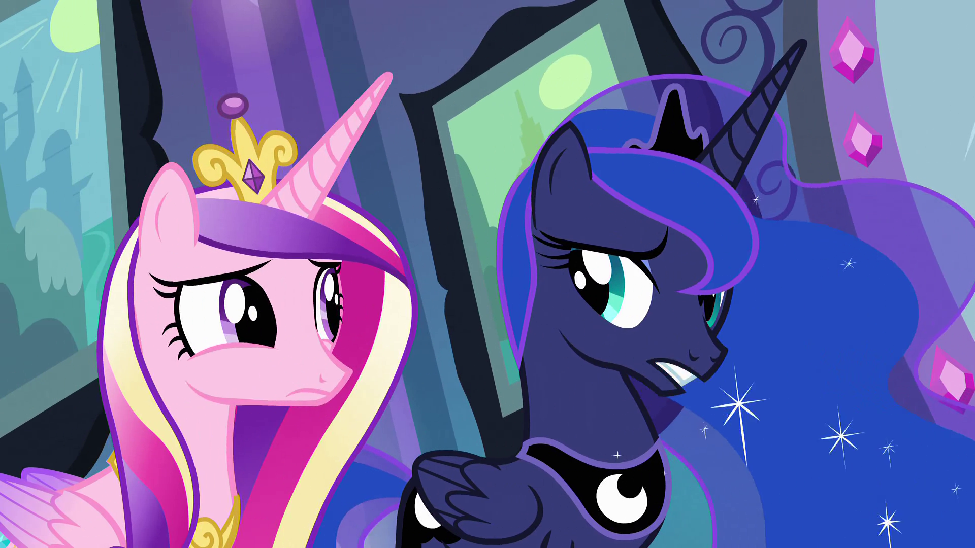 my little pony friendship is magic princess celestia princess luna and princess cadence anime