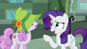 Rarity "that hat clashes with your mane" S5E16