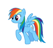 FANMADE Rainbow Dash trotting