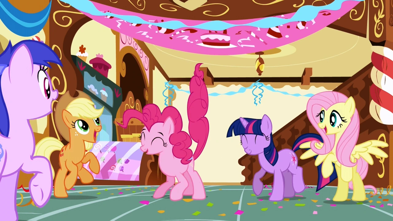 Image Pinkie Pie partying S1E5.png My Little Pony Friendship is