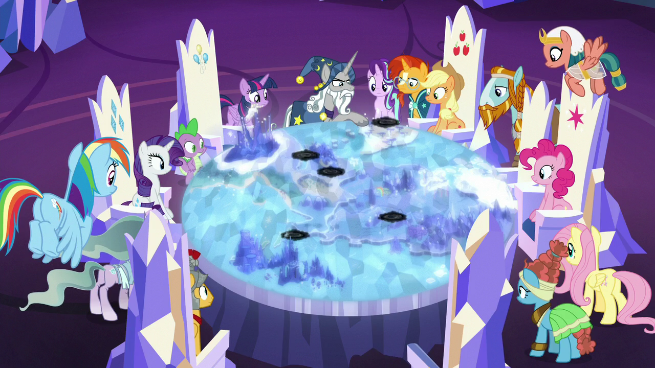 my little pony fighting is magic shadow play