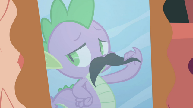 File:Spike touching his mustache S1E6.png