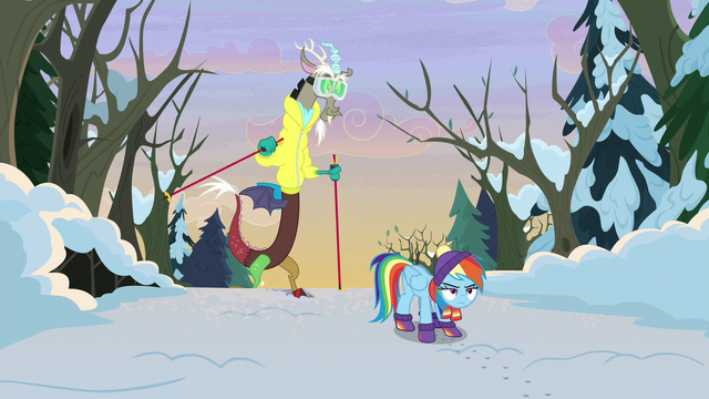 File:Discord follows behind Rainbow Dash MLPBGE.png