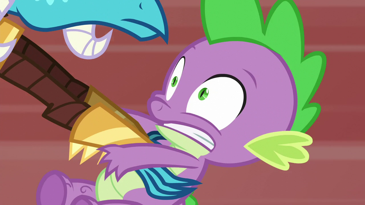 Image Spike Caught By Princess Ember S6E5png My Little Pony