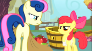 Apple bloom vendiendo manzanas
