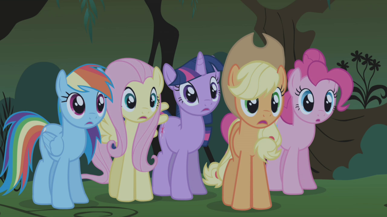 Image - Twilight and friends surprised by Rarity S1E02.png | My Little ...
