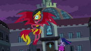 Sunset Shimmer voando EG