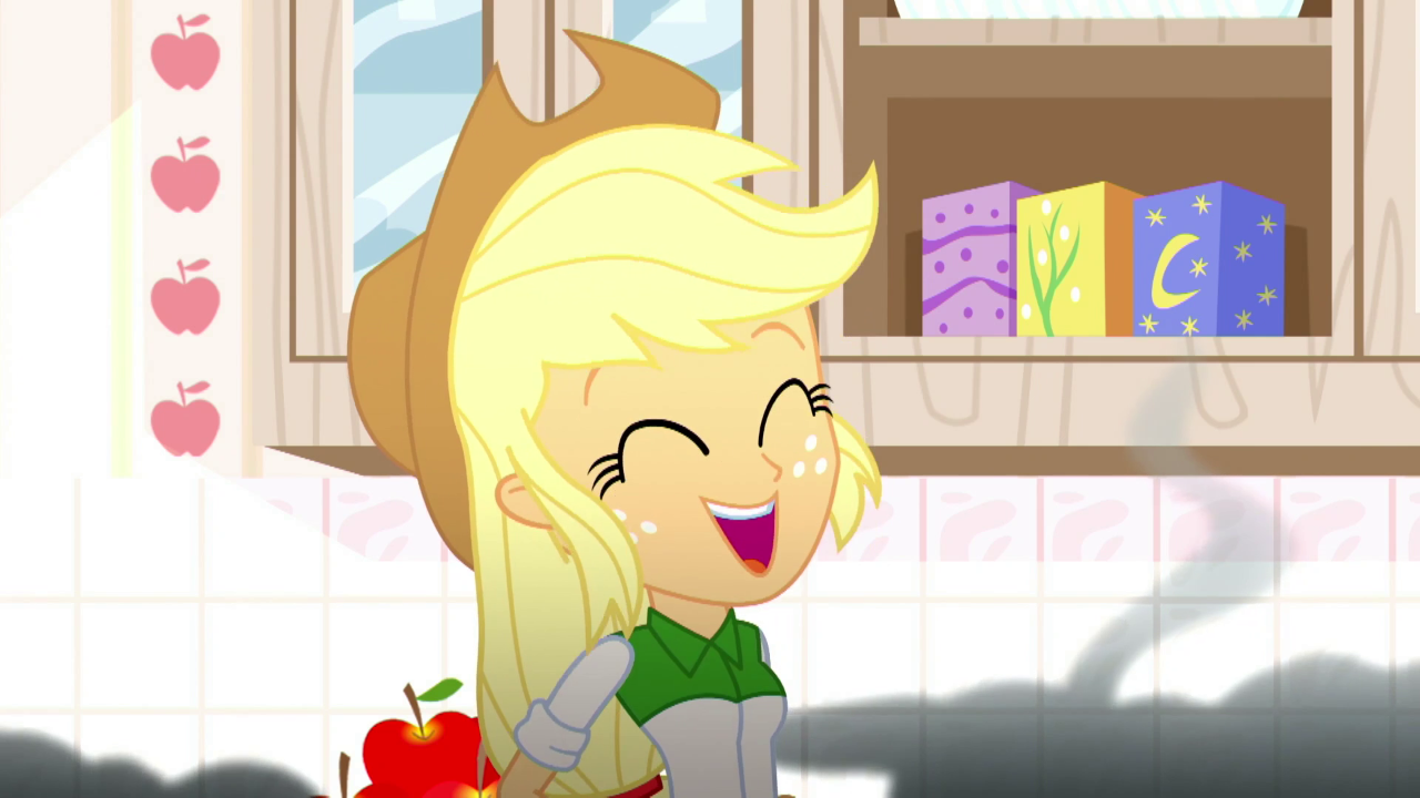 Image - Applejack laughing SS14.png | My Little Pony Friendship is ...