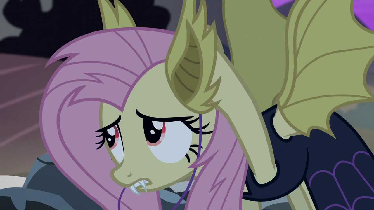 image fluttershy taking off her bat ears s5e21 png my little