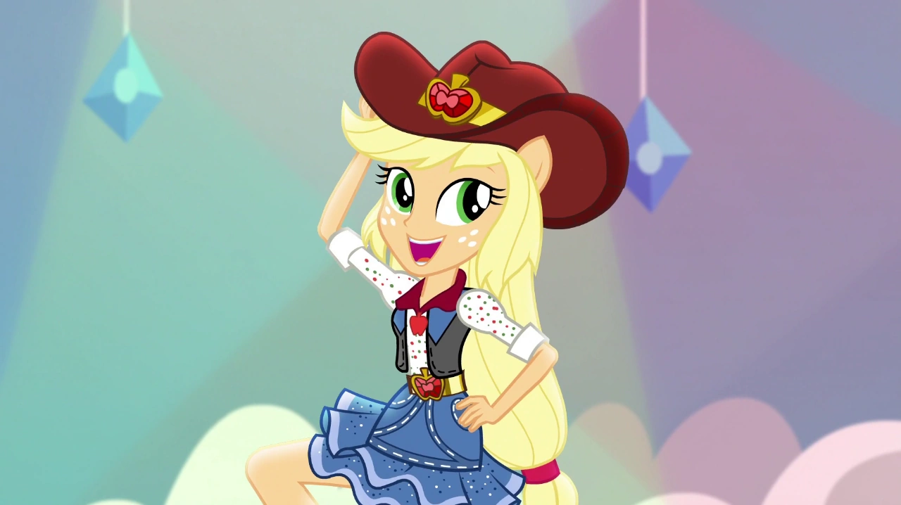 Image - Applejack dancing to Dance Magic EGS1.png | My Little Pony