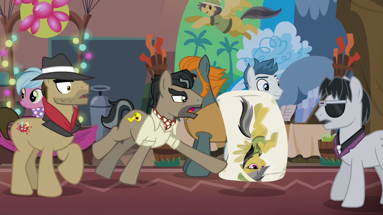 Image - Caballeron tosses body pillow on the floor S6E13.png | My Little Pony Friendship is