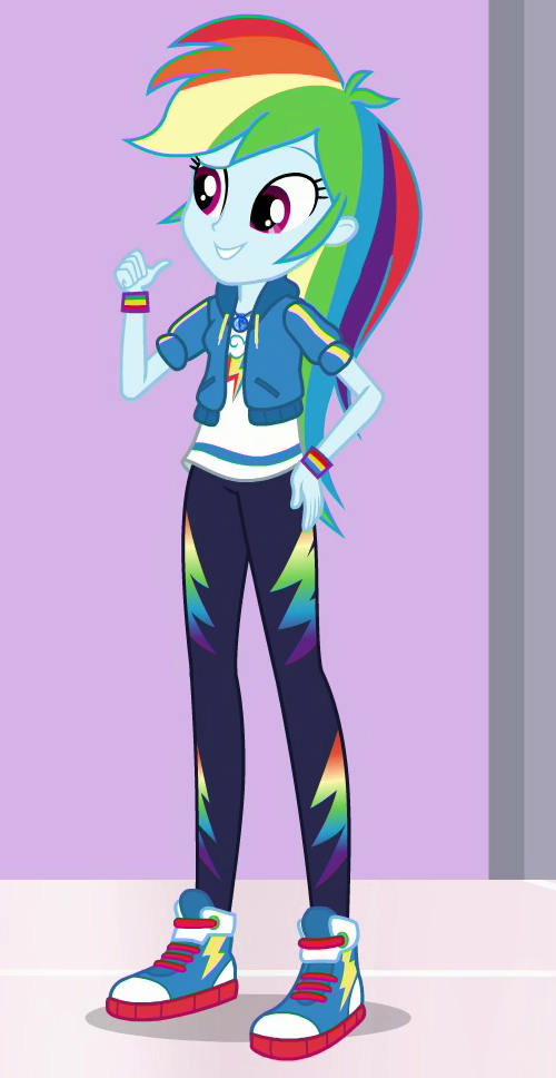 my little pony rainbow dash equestria girls