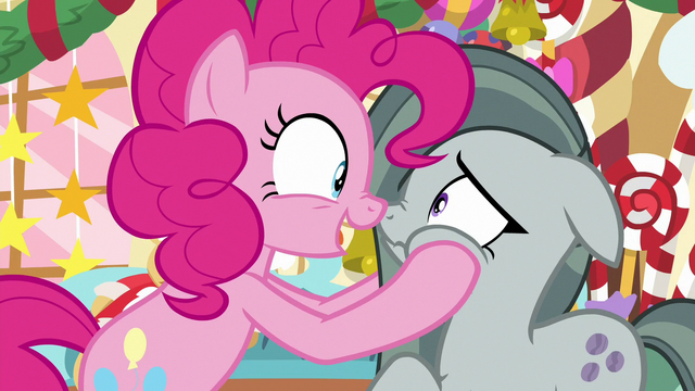 File:Pinkie Pie "Marble, you're a genius!" MLPBGE.png