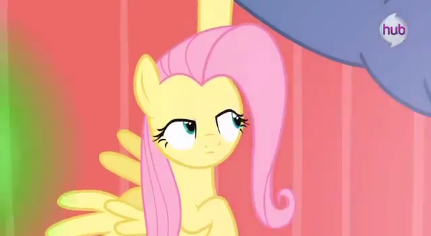 Image - Fluttershy being lifted by Iron Will S02E19.png | My Little ...