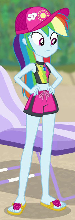 rainbow dash bathing suit