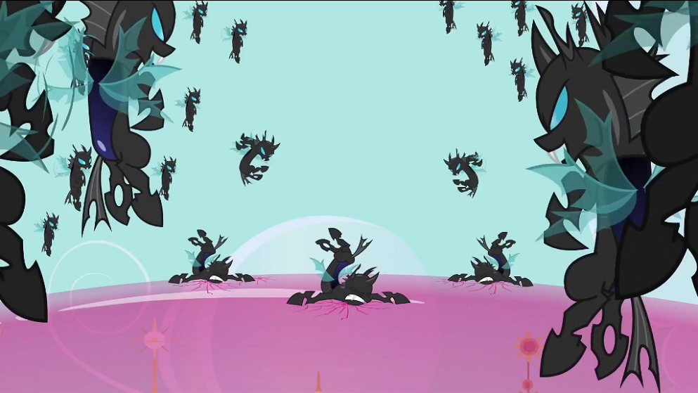 Image Changelings Smashing The Shield S2e26 Png My Little Pony Changelings Smashing The Shield S2e26 Png