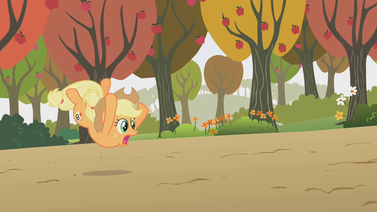 mlp applejack falling vector