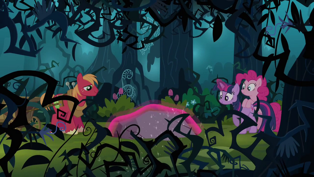 File:Twilight blocking up the entrance to the lake S3E3.png