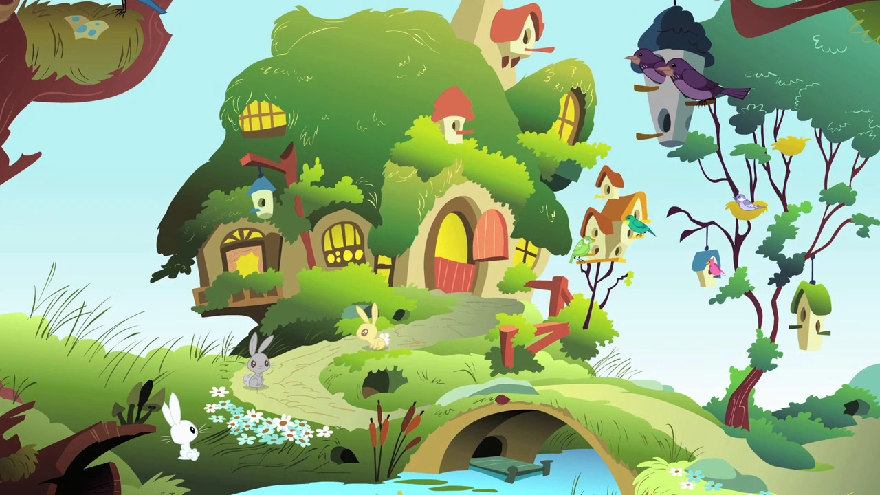 Cabana de Fluttershy  My Little Pony A Amizade é Mágica 