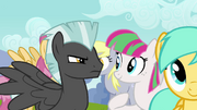 Thunderlane glaring at Blossomforth S2E22