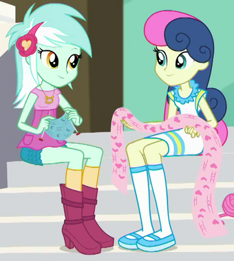 Lyra Heartstrings And Sweetie Drops Eg My Little Pony