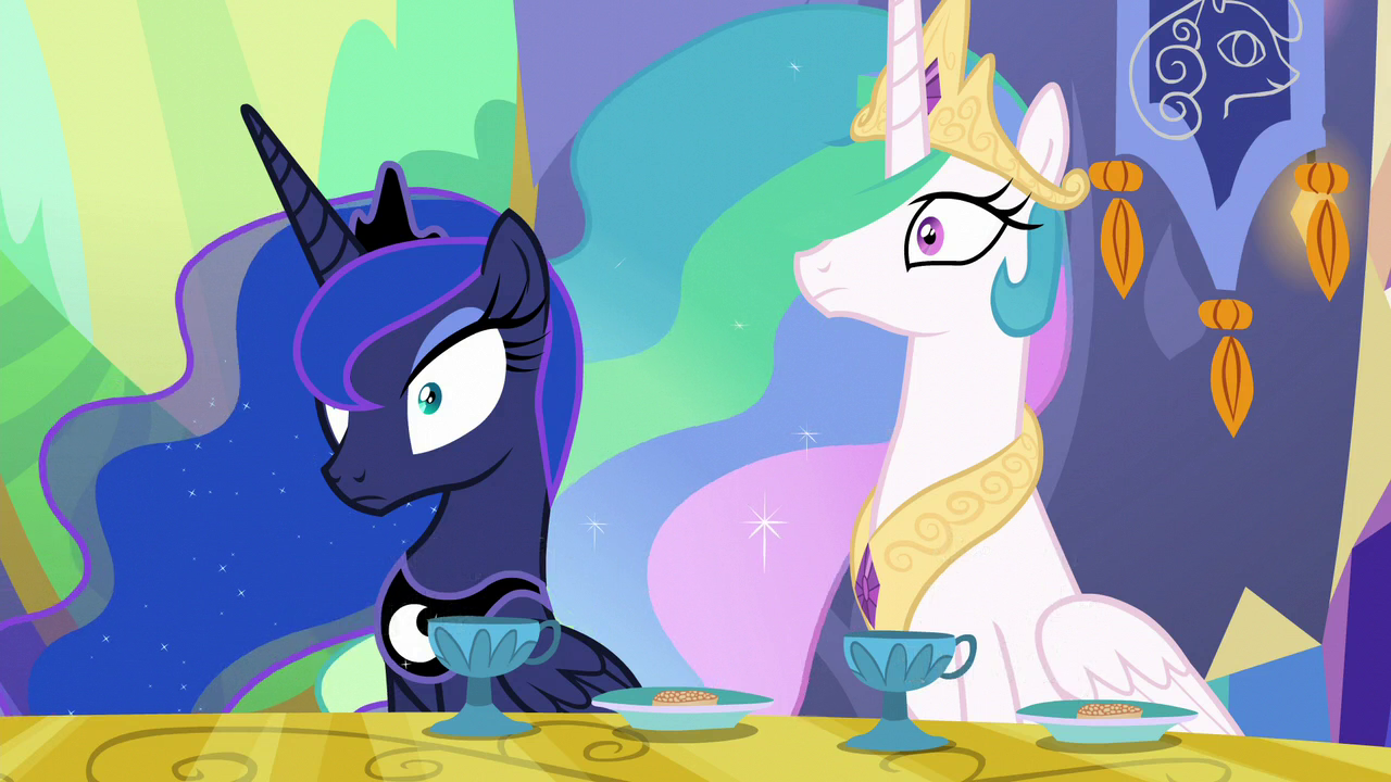 My Little Pony friendship is Magic Princess Celestia and Princess Luna