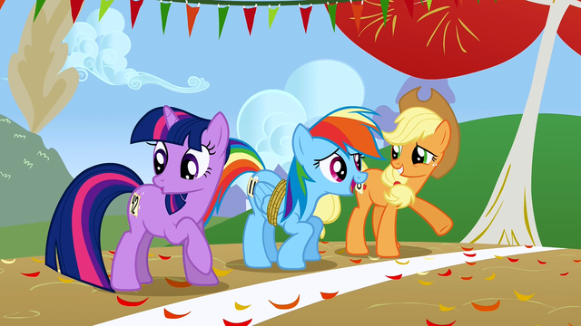 File:Twilight Rainbow and Applejack getting ready S1E13.png