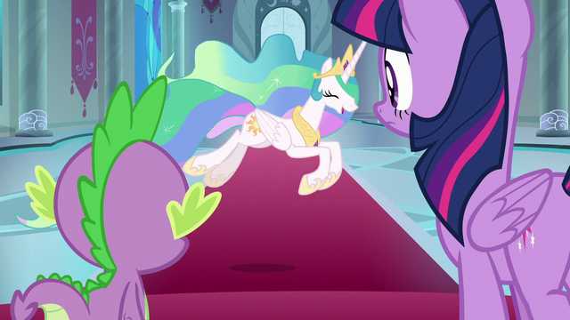 Celestia folle de joie