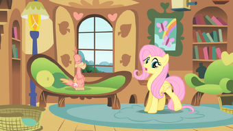 my little pony fluttershy cottage