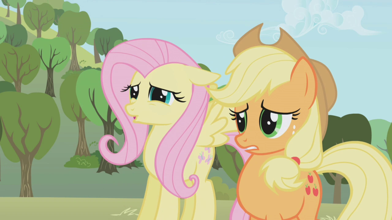 My Little Pony Applejack And Fluttershy