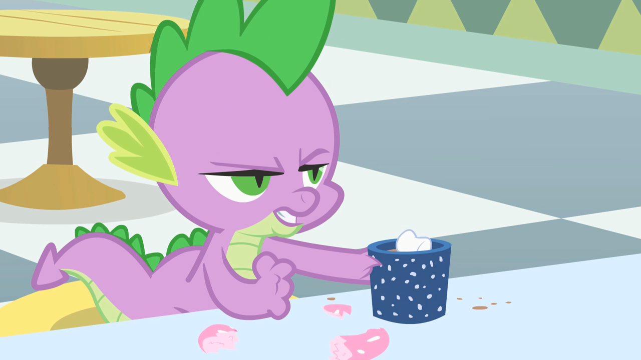 Image - Spike in donut shop S01E26.png | My Little Pony ...