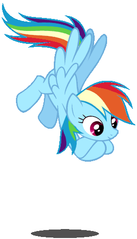 File:FANMADE Rainbow Dash floating animation.gif