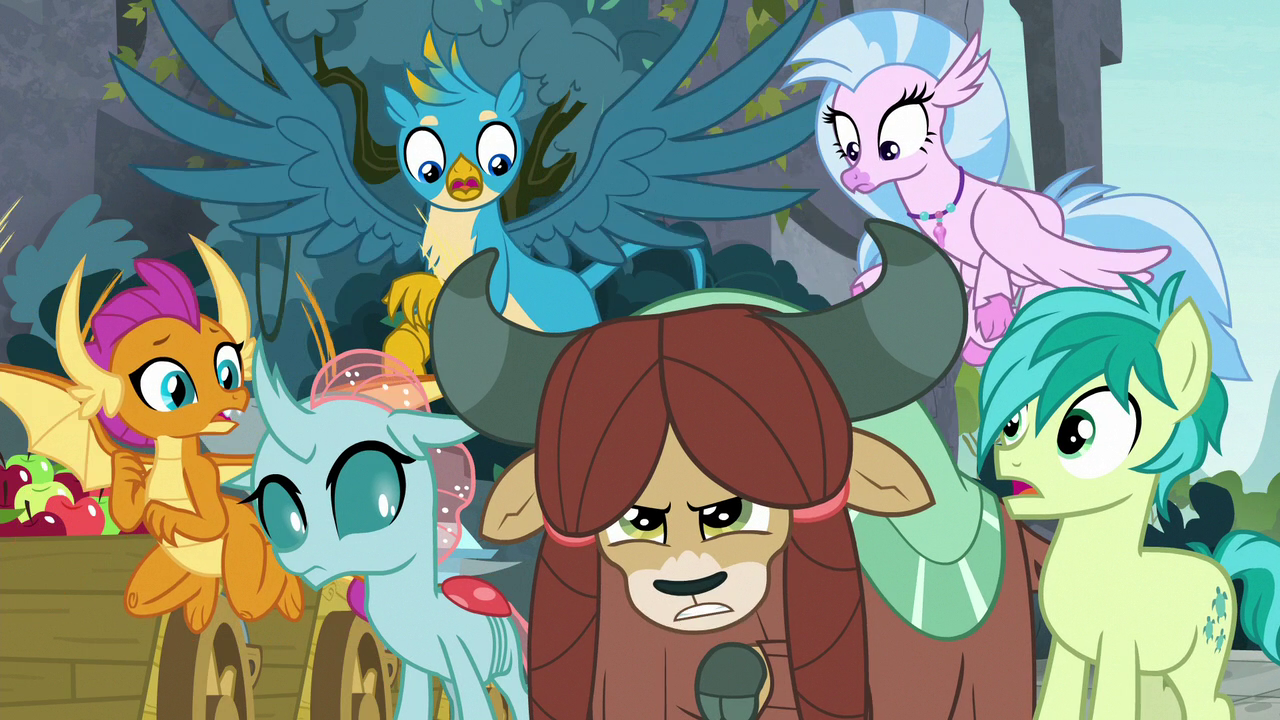 Image - Yona facing down the puckwudgies S8E2.png | My Little Pony ...