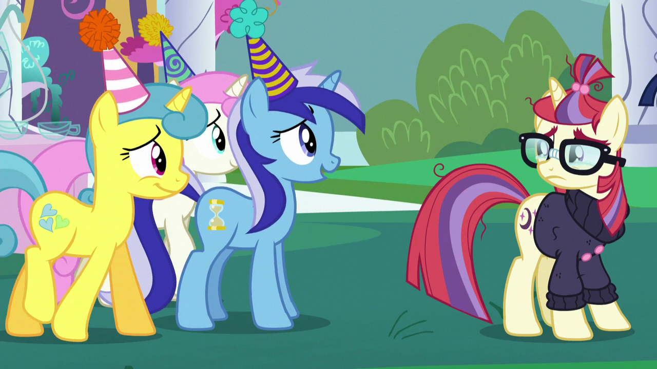 Image - Minuette, Twinkleshine, and Lemon Hearts approach 