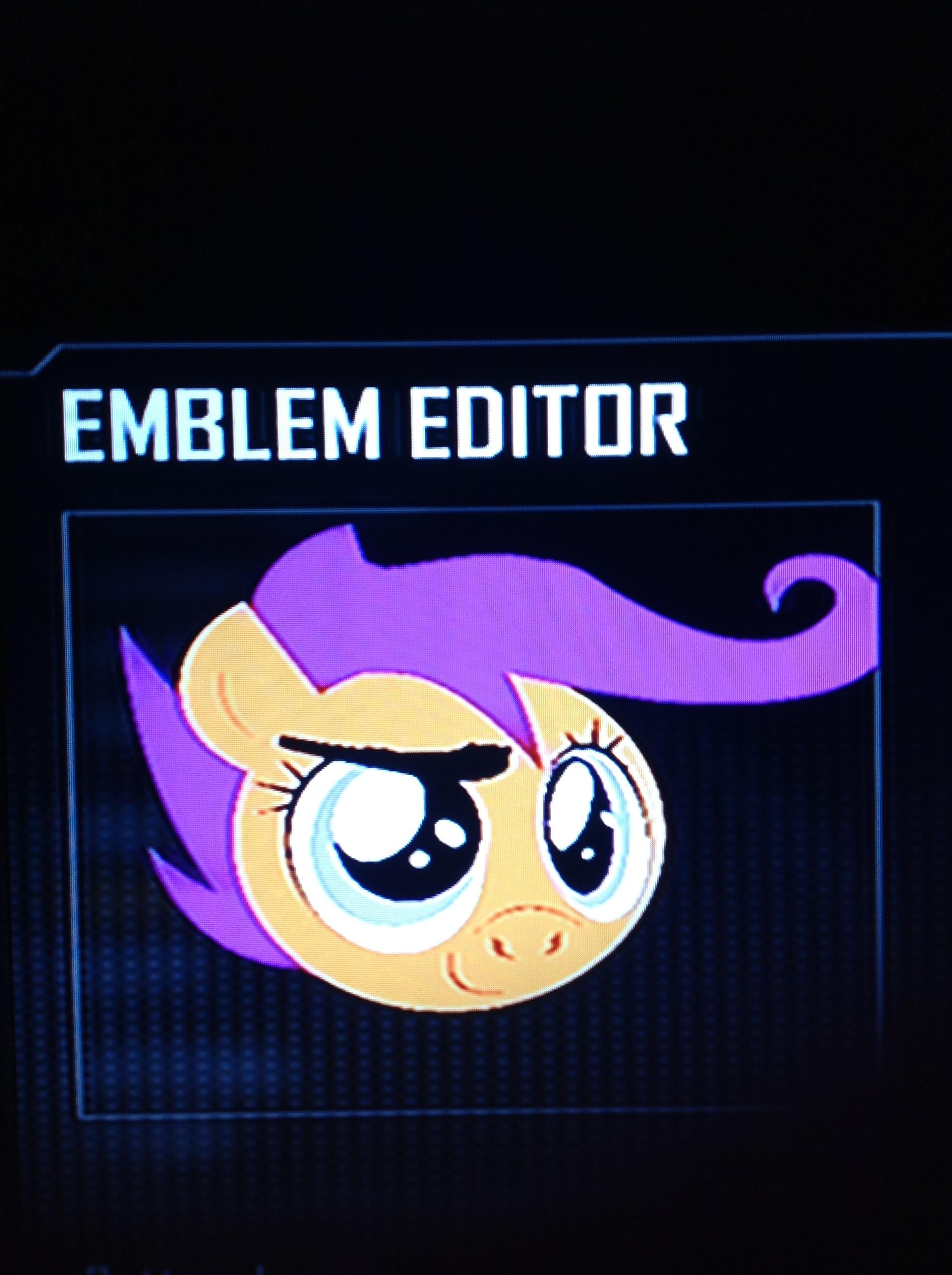 image fanmade scootaloo black ops 2 emblem jpg my little pony