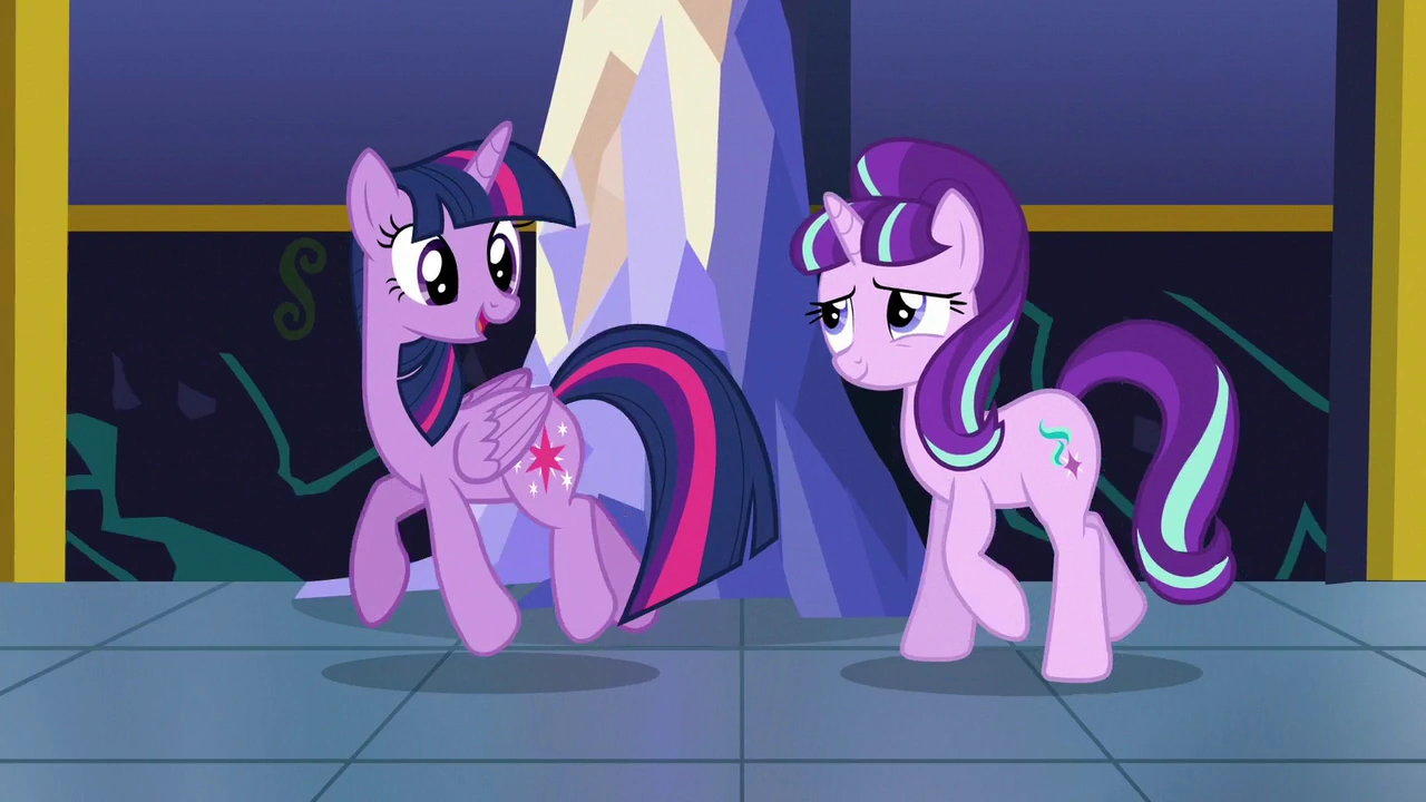 Image - Twilight and Starlight trotting S5E26.png | My Little Pony