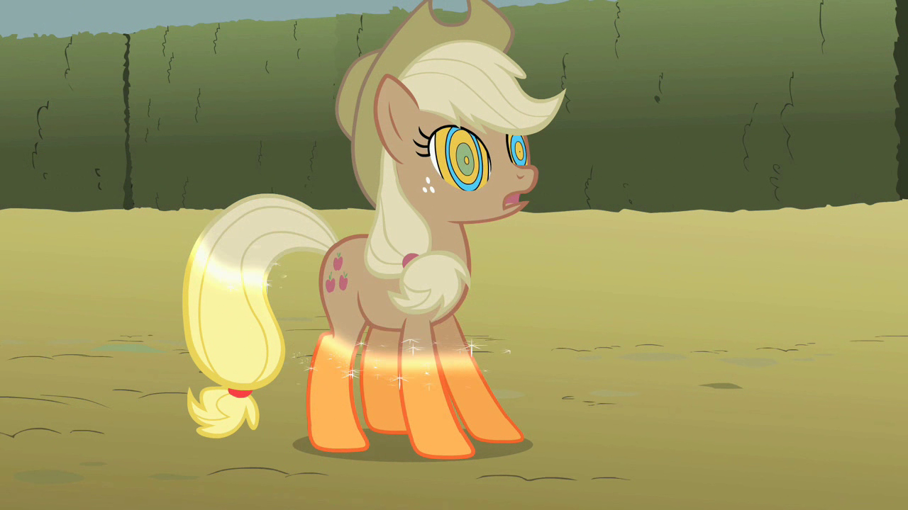 my little pony applejack colorless