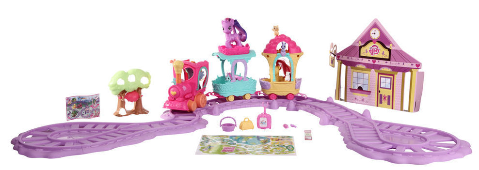 my little pony friendship express train set