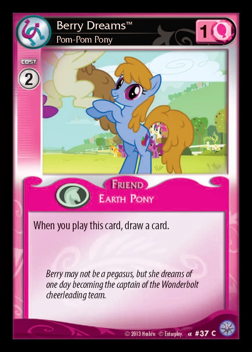 Image Berry Dreams, PomPom Pony card MLP CCG.jpg My Little Pony