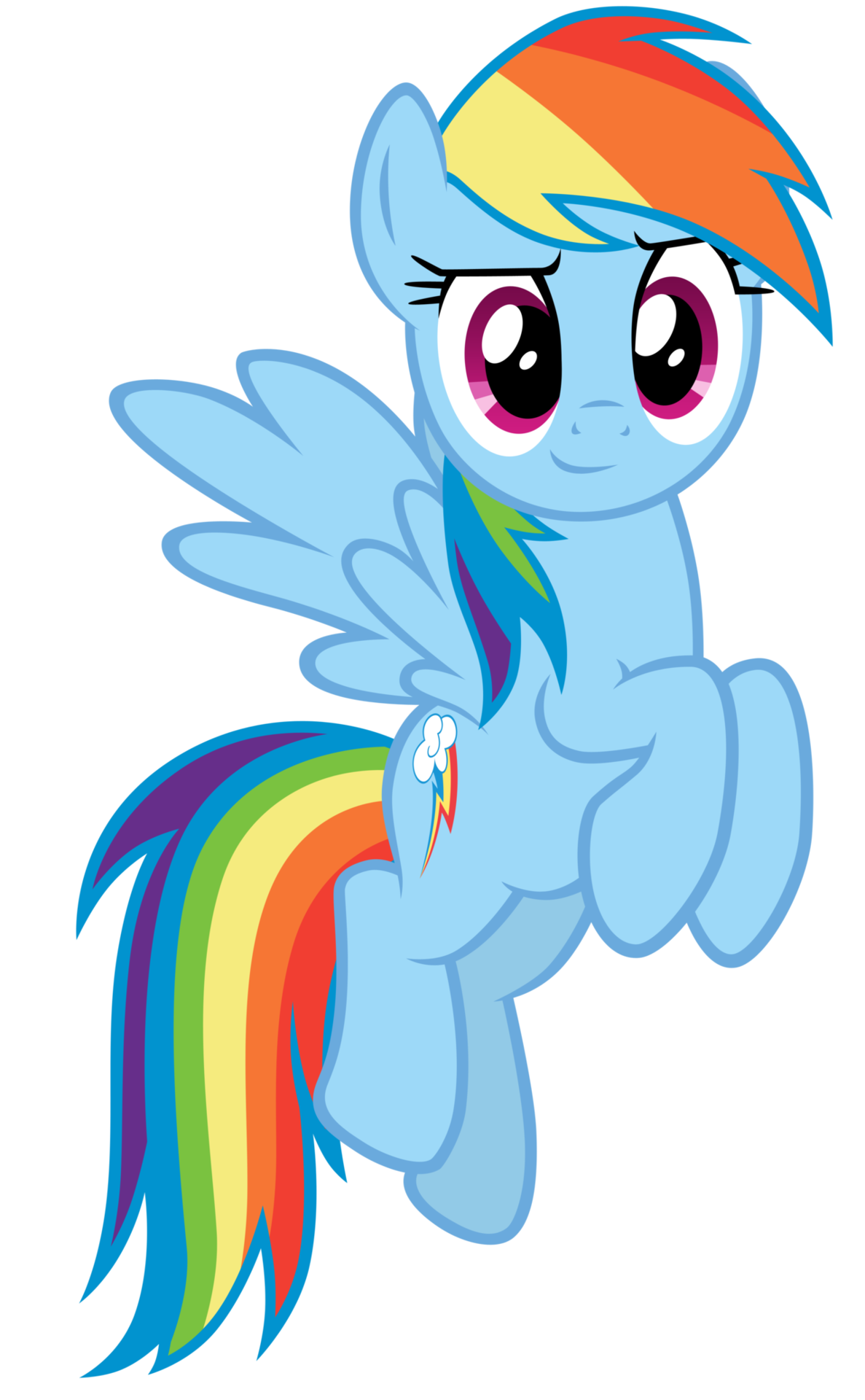 Image FANMADE Rainbow Dash confident vector png My Image FANMADE Rainbow Dash confident vector png My