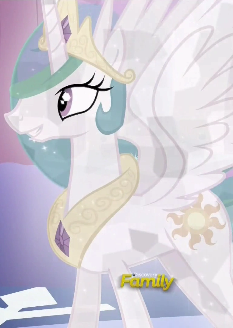 Image - Princess Celestia Crystal Pony ID S6E2.png | My Little Pony