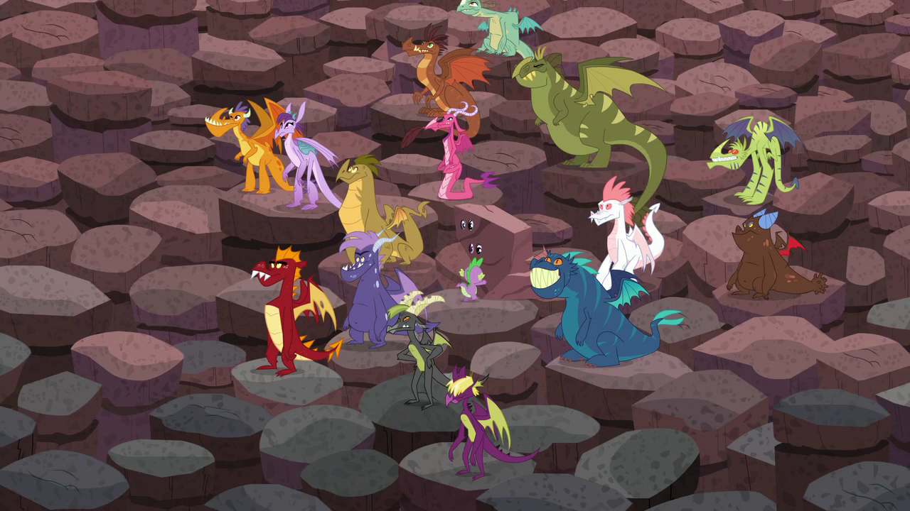 my little pony spike big dragon rampage episode