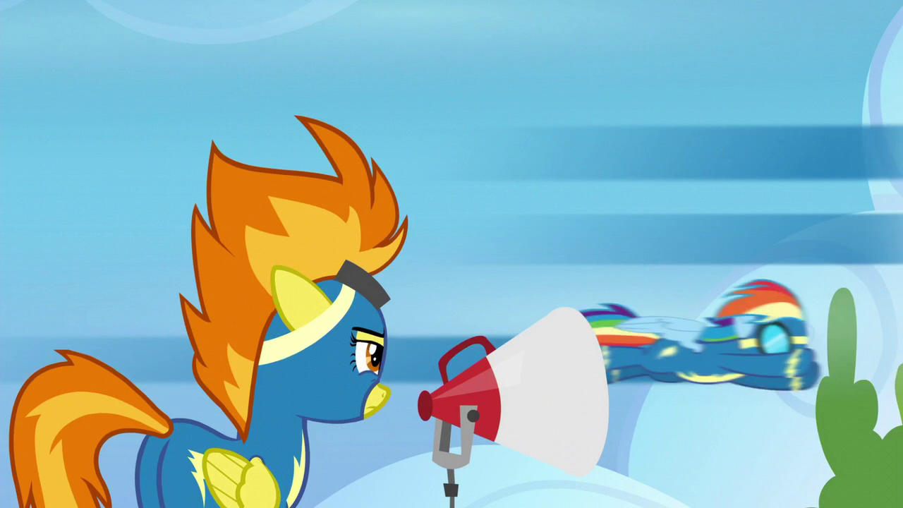 Image - Spitfire watching Rainbow Dash fly S6E7.png | My Little Pony ...