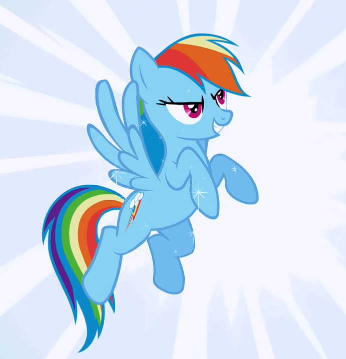 my little pony snap on fashion rainbow dash